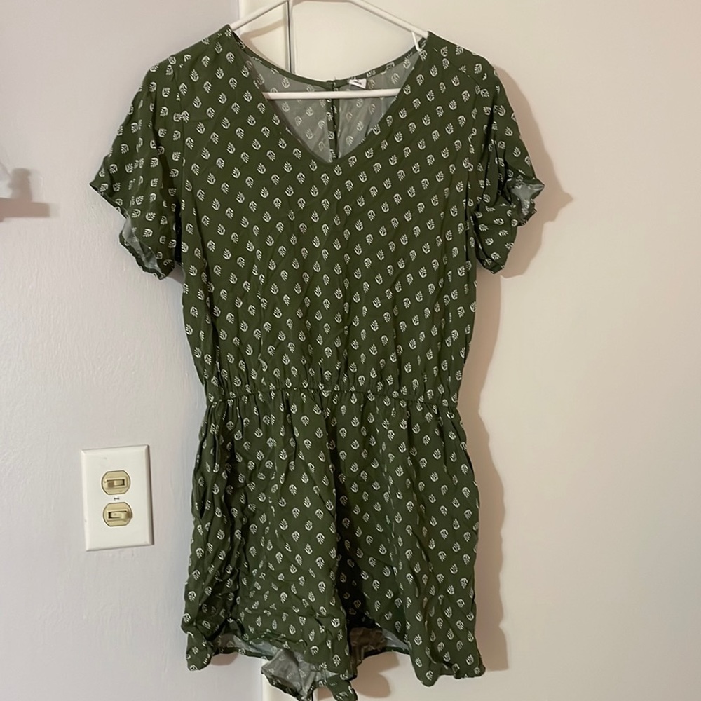 Old Navy Green Romper